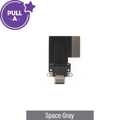 Charging Port with Flex Cable for iPad Pro 12.9 (2020) / Pro 12.9 (2018) / Pro 11 (2020) / Pro 11 (2018) (PULL-A)-Space Gray Charging Port with Flex Cable for iPad Pro 12.9 (2020) / Pro 12.9 (2018) / Pro 11 (2020) / Pro 11 (2018) (PULL-A)-Space Gray